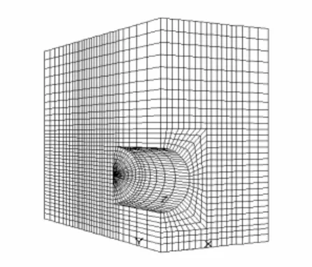 FIG. 1. Numerical model