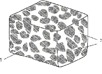 Figure 2.1: Sch´ ema d’un milieu poreux