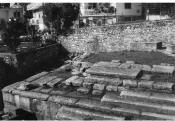 Fig. 8 – Élévation restituée du monument du sanctuaire de Dionysos de Thasos. 1/150 (dessin de M