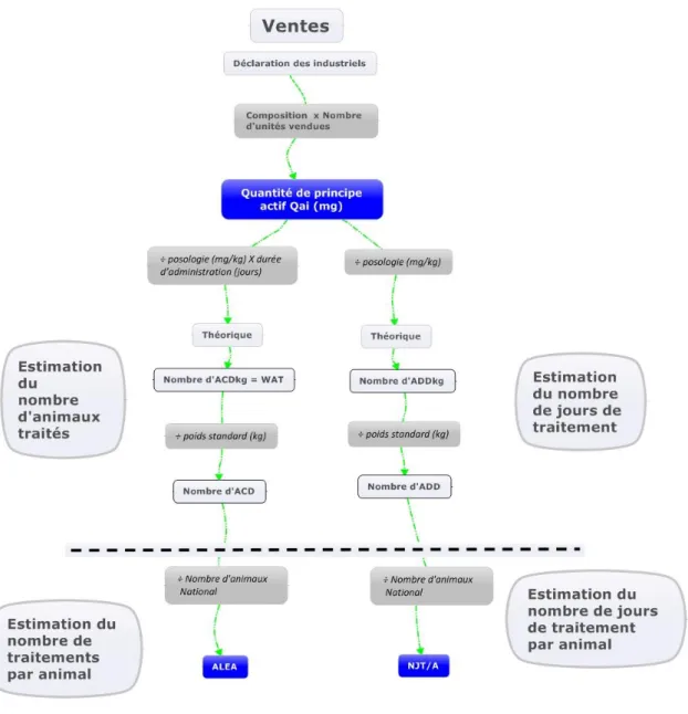 Figure 4 : Quantification de l’utilisation des antibiotiques 