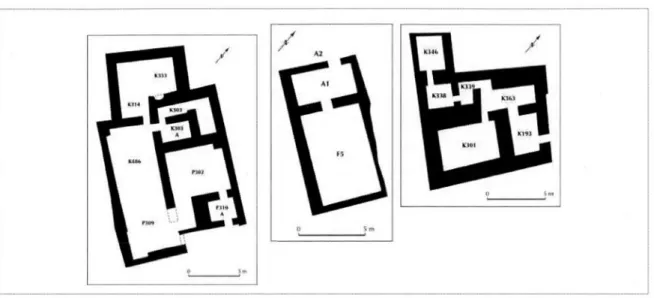 Fig.  7  :  M aisons  linéaires,  schéma de circulation.