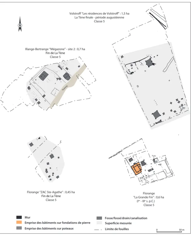 Fig. 11.   Exemples de plans de sites (zone 2).