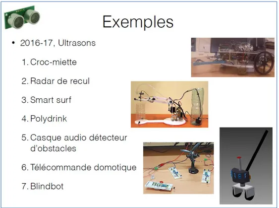 Figure 5 : Extrait du support de présentation de Guy Cathébras 