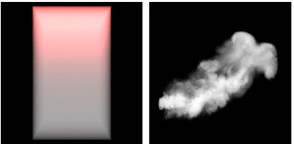 Figure 4.7 : Exemple de rendu de l’algorithme du ray marching avec une diffusion simple