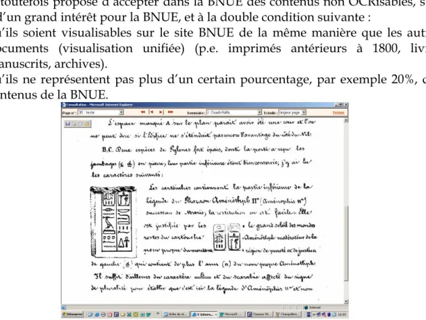 Figure 4.2, livre manuscrit de Champollion, site Maison de l’Orient et de la Méditerranée (MOM)