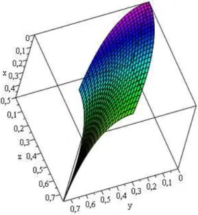 Figure 8 – Graphe de σ 3 ([0, 1 2 ] 2 ).