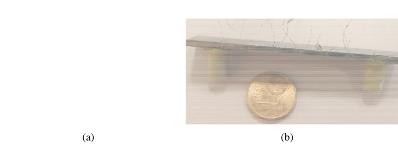 Figure II.25. Répartition des microthermocouples tout au long du micro-canal 