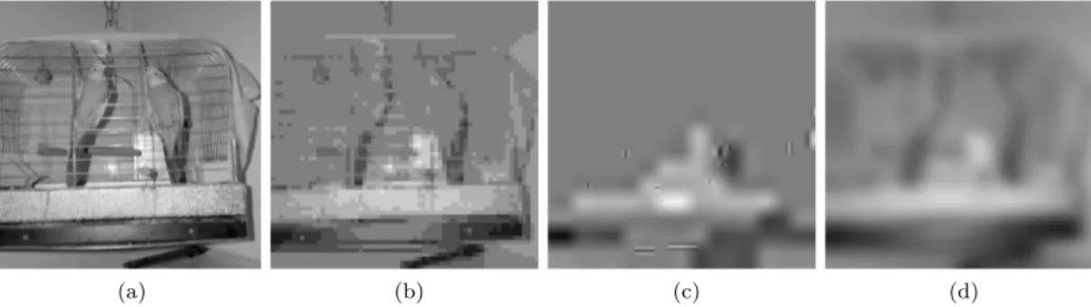 Figure 2.5 – Examples of different levels image distortions in task of utility assessment.