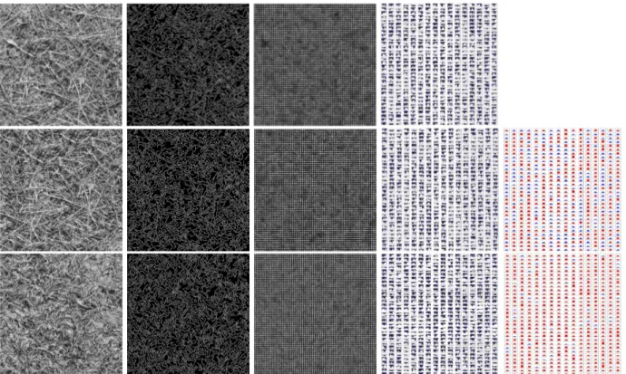 Figure 7.4 – Examples explaining why texture related information play a more significant role in the task of quality assessment for synthesis texture.