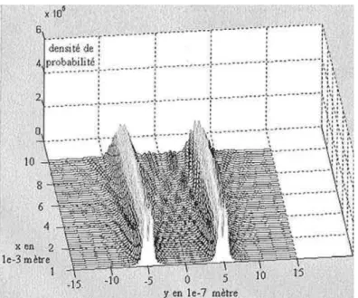 Fig. 17  Évolution de la densité de probabilité de 10 − 3 mètre à 10 − 2 mètre après la sortie des