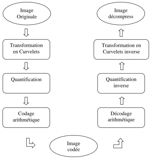 Figure III.1 : Algorithme de compression et décompression [23].