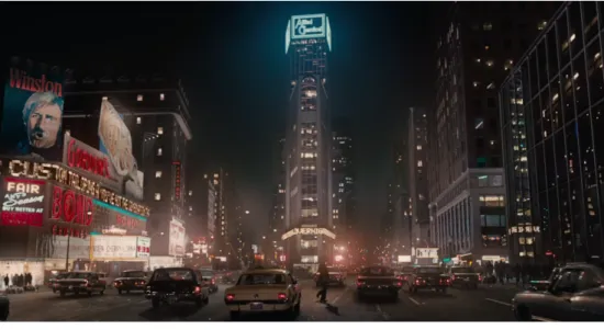 fig. 10 : Times Square 70’s reconstitué dans le pilote de The Deuce 94