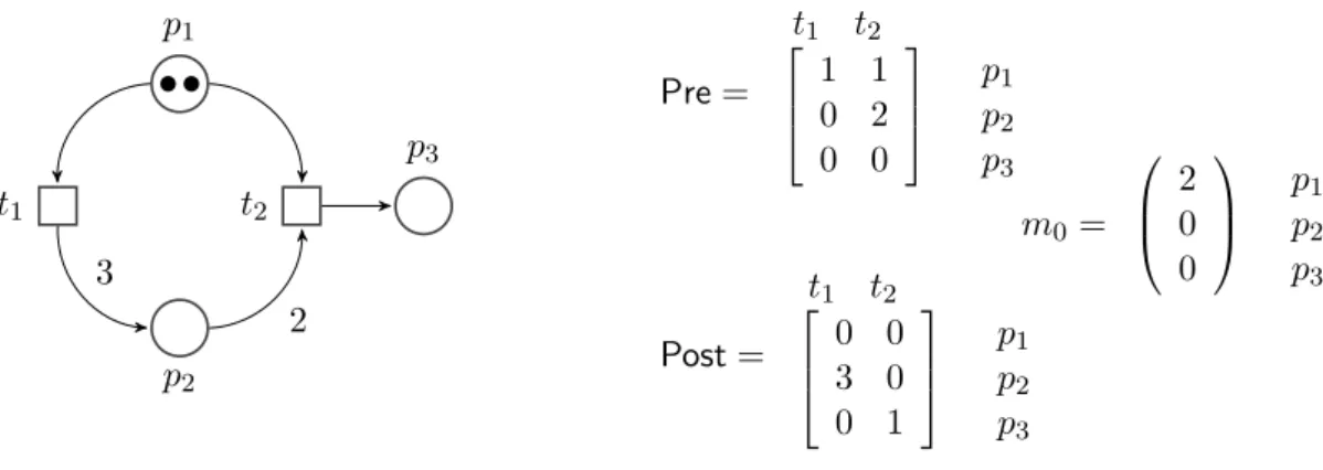 Figure 3.1 – A marked Petri net