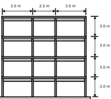 Fig. 1 Dimensions and layout of the full-scale specimen without the RC infill 