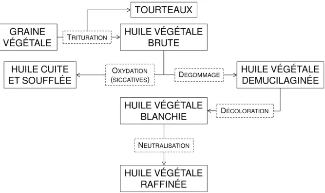 Figure 2 : Production d’huiles à partir de graines végétales. 6