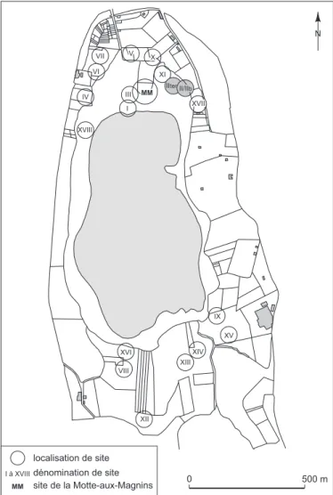 Fig. 3 – Localisation de Clairvaux II-IIbis   (DAO : P. Pétrequin, 1999, modifié).