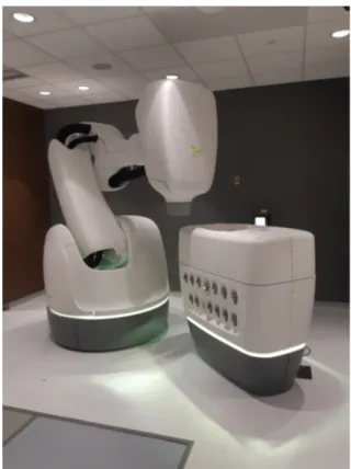 Figure 1.2 – Système CyberKnife M6 au CHUM