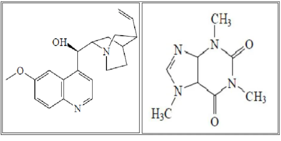 Figure 01: Structure de quelques alcaloïdes (KANOUN K., 2011). 