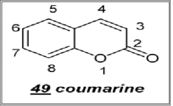 Figure 05: structure chimique de coumarine (CASLEY-S., 1993)  5.2.4.   Les huiles essentielles 