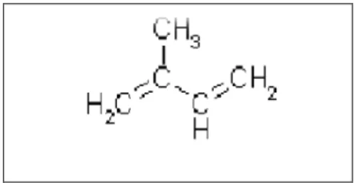 Figure 07 : Structure de la molécule d’isoprène (CALSAMIGLIA S. et al., 2007). 