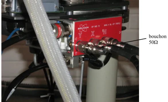 Figure 13 : avant de la sonde DVT en mode double résonance 