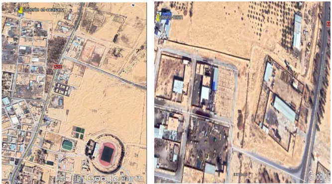 Figure 06 : Photos prélevés de la laiterie ‘El Maram’ par Google Earth (Mai 2019). 