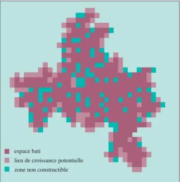 Fig. 2 - Une structure fractale simulée à partir d’un proces- proces-sus aléatoire