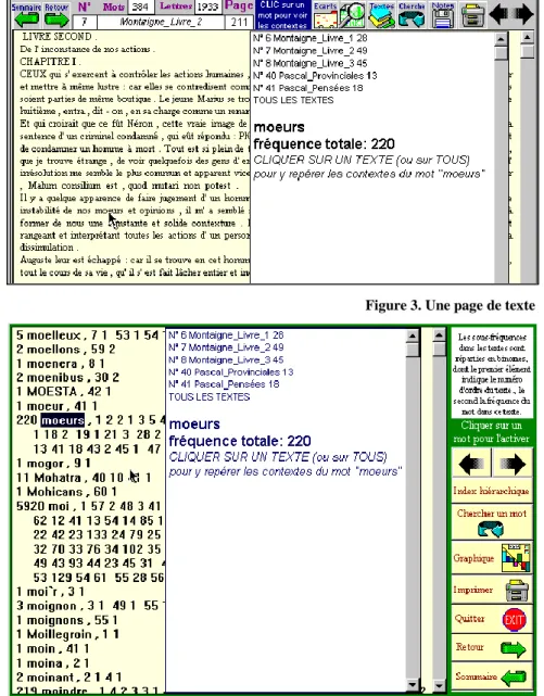 Figure 3. Une page de texte 