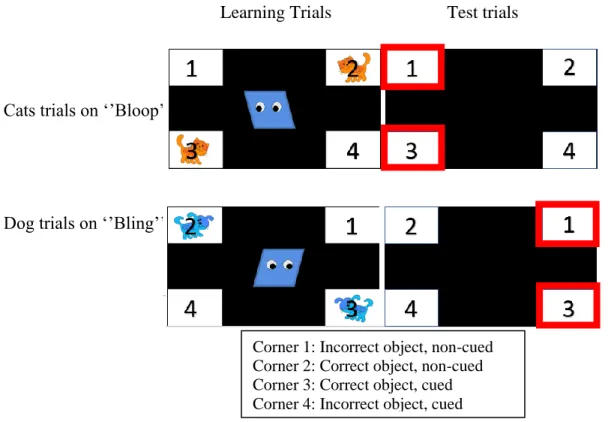 Figure 9. Infants’ learning effect in test trials. 