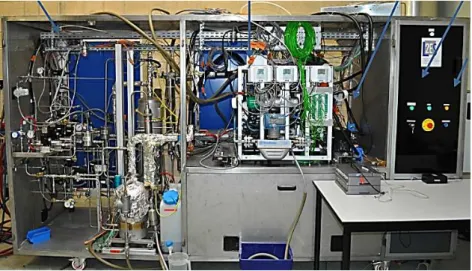 Fig. 8   5 kW Fuel Cell test bench at FCLAB 