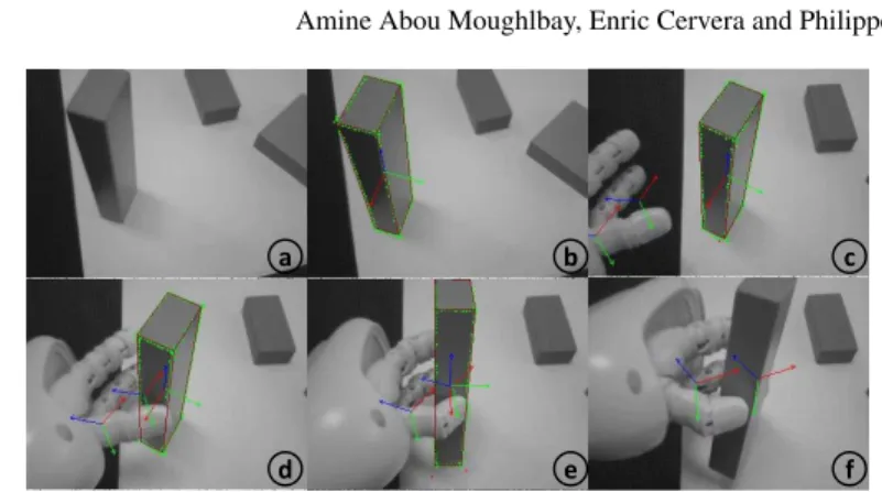 Fig. 7 Experimental results: Visibility task, Pre-Grasping task and Grasping task errors