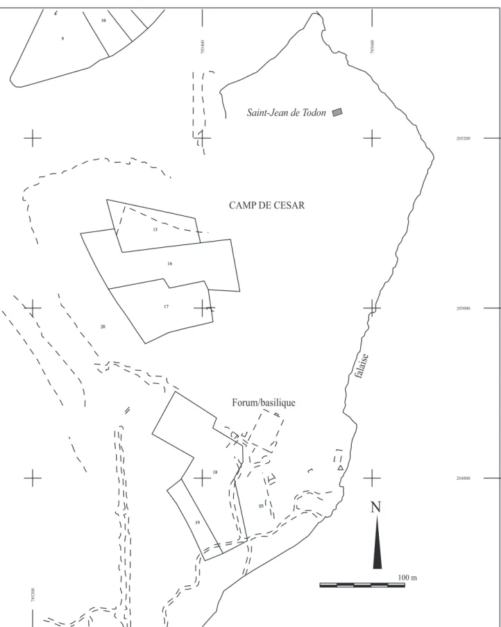 Fig. 2  : Localisation sur extrait du plan cadastral.