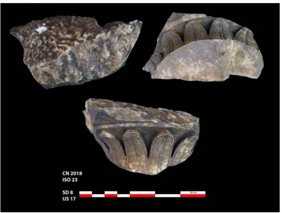 Fig. 8 – Fragment d’un chapiteau corinthien de type « Blattkelchkapitelle ».