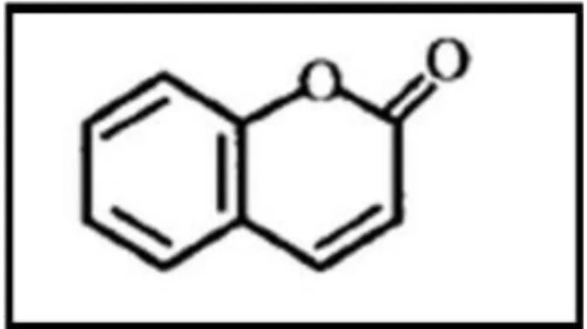 Figure 07: Structure d’une molécule de coumarine (Cowan, 1999). 