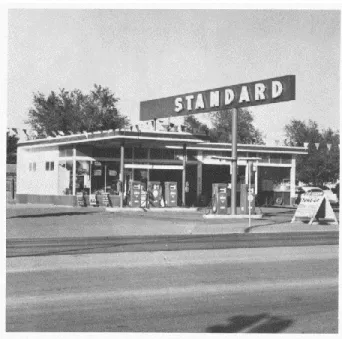 Figure 17  Edward Ruscha, Burning Gas Station, 1966 