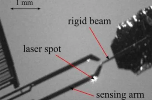 Fig. 8. Static gripping force/position characteristic of the sensing system