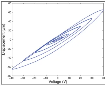 Figure 2.  The fabricated actuators  IV.  CARACTERISATION RESULTS 