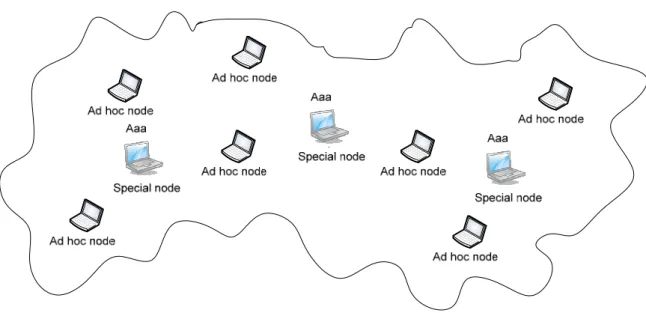 Figure 7: MANET with Virtual Machines 