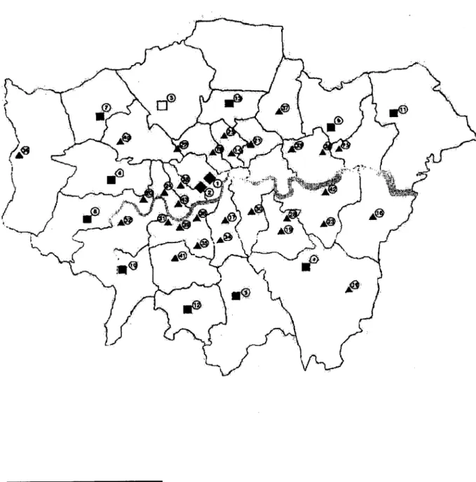 Figure 5 .1 de la note RPG 3 « Orientations stratégiques pour les autorités d'urbanisme de Londres ».