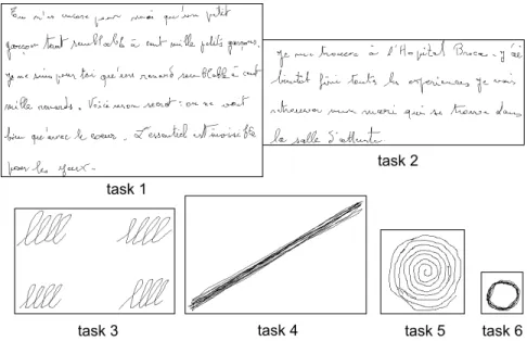 Figure 1 – An example of a response returned by one of the participants for the tasks of the acquisition protocol.