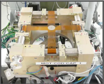 Figure III.2 : La machine bi-axiale avec une éprouvette revêtue installée.