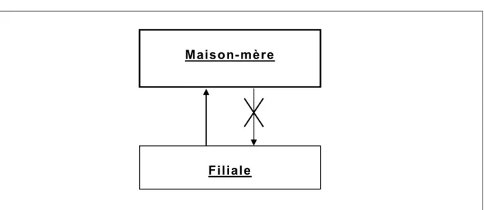 Figure 2 : Modèle type « parent-subsidiary » pour un conglomérat financier 9