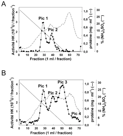 Figure 3 Profils chromatographiques suite à l’utilisation du tampon d’extraction  amélioré ou  du tampon d’extraction de Renz et al