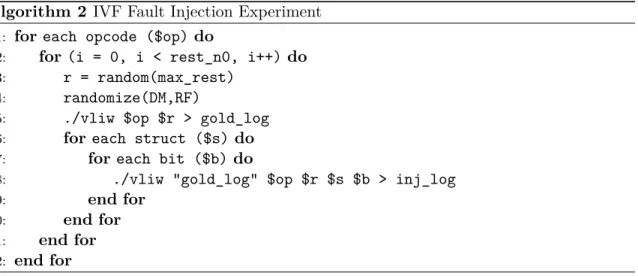 Table 3.4 presents the IVF of each instruction of each stage of the processor. The table