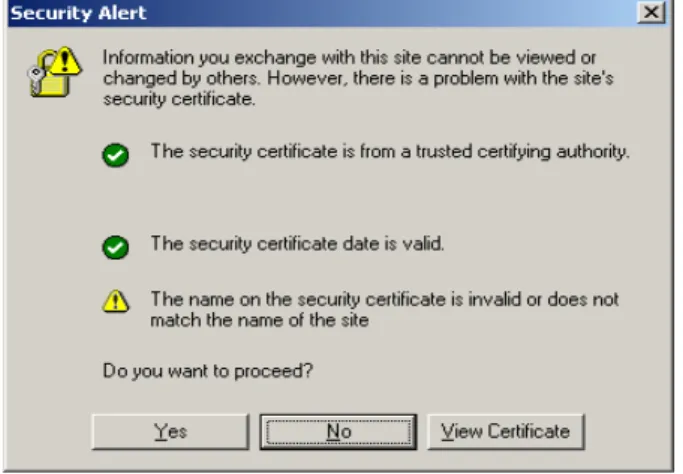 figure 3 : Window Security Alert 