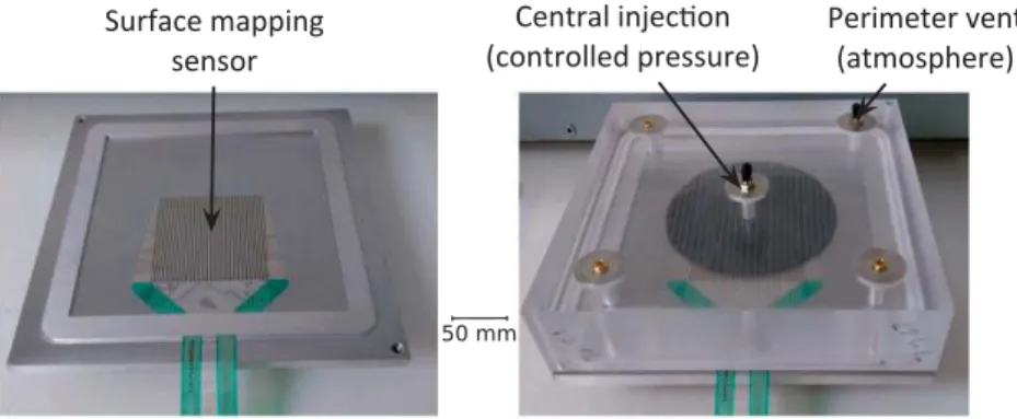 Figure 5. 2-Dimensional geometry considered in the infusion model. A central hole was punched through the preform.