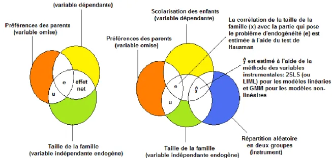 Figure 1.2 : Expérience sociale randomisée pour évaluer l’impact de la baisse de la  fécondité sur la scolarisation des enfants 