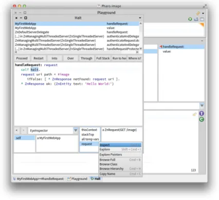 Figure 2.4: Using the debugger to navigate execution