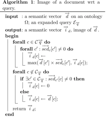 Figure 2: A query expansion composed of 2 seman- seman-tically enriched dimensions.