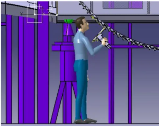 Figure 2: Drilling task in EADS field application 